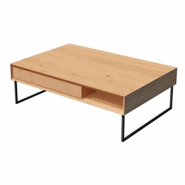 Table basse design scandinave métal bois