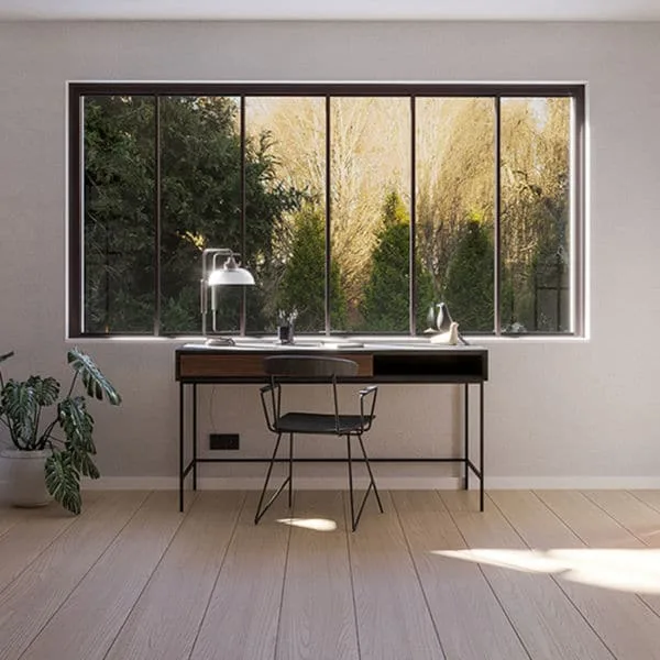 bureau bois métal design scandinave sur mesure